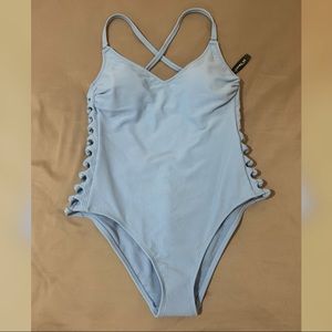 Adore Me One Piece Bikini with Knots Down the Side